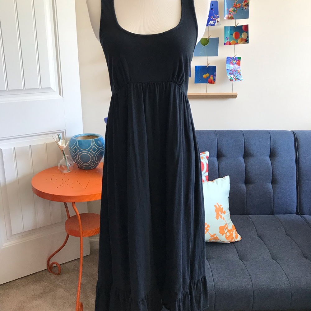Black cotton summer dress size S